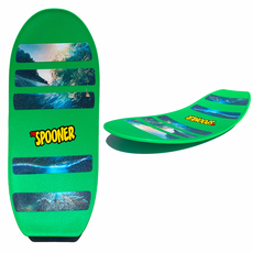 27 inch pro model spooner board green