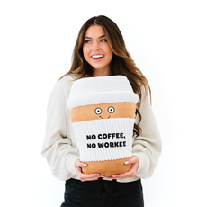 No Coffee No Workee Puffies XL Pillow