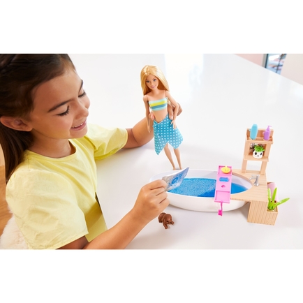 barbie fizzy bath set