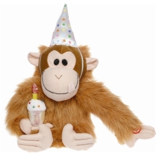 Stortz Toys Happy Birthday Monkey Keychain Counter Display