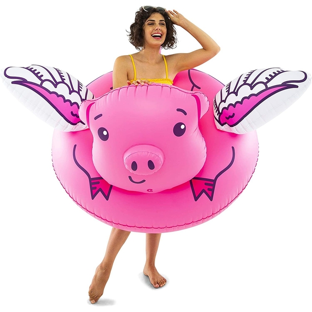 flying pig pool float