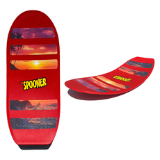 27 inch pro model spooner board red