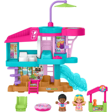 Little People Barbie Beach House Playset With Figures & Accessories
