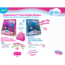 PoppinColorz Eclipz Bubble Blaster - PINK