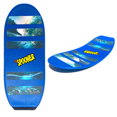 27 inch pro model spooner board blue