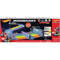 Hot Wheels - Mario Kart Rainbow Road Track Set