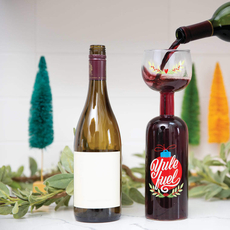 Yule Fuel Wine Bottle Glass