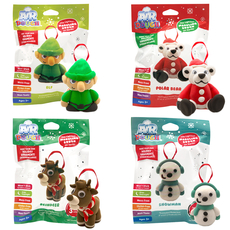 Holiday Air Dough Tree Ornaments (4 styles) 24pc 