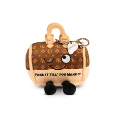 Fake It Til You Make itPurse Plush Bag Charm