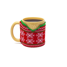 Ugly Sweater Mug (Knit Wrap)