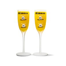 The real Mimosa Glass - Set of 2