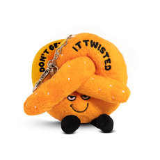 Don't Get It Twisted Pretzel Plush Bag Charm