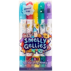 Glitter Smelly Gellies, set of 5, holiday