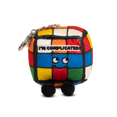 I'm Complicated Puzzle Cube Plush Bag Charm