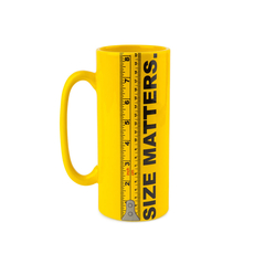 size matters COFFEE MUG
