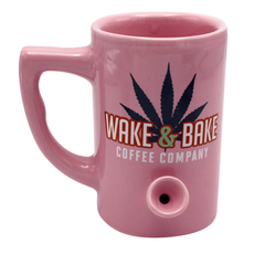 Wake & Bake Mug (Pink) 