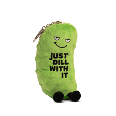 Just Dill With It Pickle Plush Bag Charm