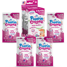 PoppinColorz Pink Pizzaz 4-Pack Refills (BLASTERS)