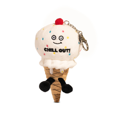 Chill Out Ice Cream Cone Plush Bag Charm