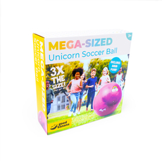 Gigantic Soccer Ball - Unicorns and Rainbows