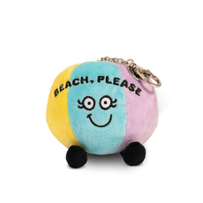 Beach, Please Beach Ball Plush Bag Charm