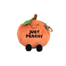 Just Peachy Peach Plush Bag Charm