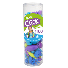 Click Beads (Blue, purple, Green)