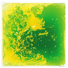 Square Gel Floor Tile - Green