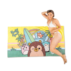 BigMouth x Squishmallows Surf Squad Beach Towel