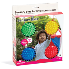 The Original Sensory Balls, Opaque 4" (4 pack)