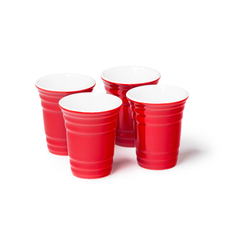 Red Cup Shot Glass Set - 4pk