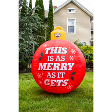 Giant Ornament - Merry