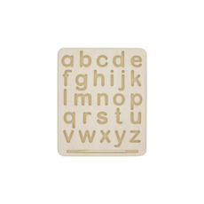 Wooden Tracing Board - Lowercase letters