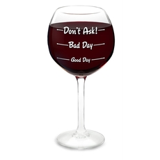 How Was Your Day? Wine Glass