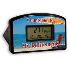 Countdown Timer - Retirement Red Chair