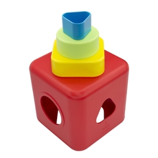 Shape Sorting and Stacking Cube