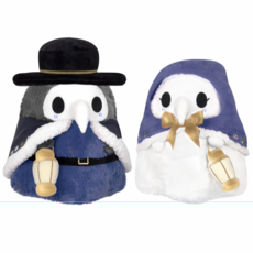 Mini Squishable Frosty Plague Doctor and Nurse Set