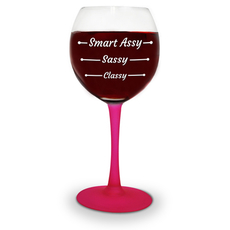 Sassy Wine Glass