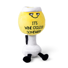 Punchkins White Wine Glass - Its Wine O'Clock