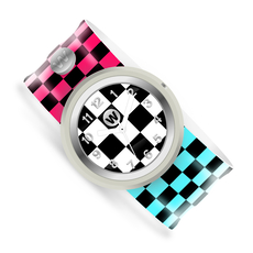 Checkered Flag - Watchitude Slap Watch