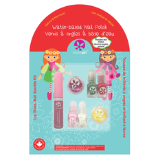 Lip Gloss Nail Sparkle Kit