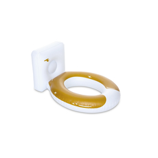 Golden Toilet Pool Float