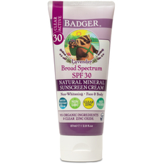 SPF 30 Clear Zinc Sunscreen Cream - Lavender 87ml