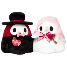 Mini Valentines Day Plague Doctor &amp; Nurse Set