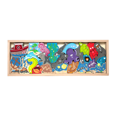 Ocean A to Z Puzzle and Playset