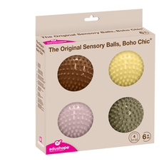 The Original Sensory Balls, Boho Chic 4" (4 pack)