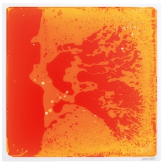 Square Gel Floor Tile - Orange