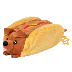 Squishable Dachshund Hot Dog Plush Pouch