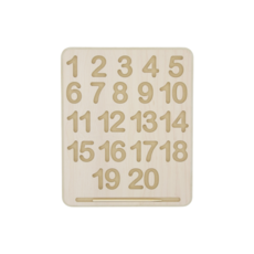 Wooden Tracing Board - Numbers